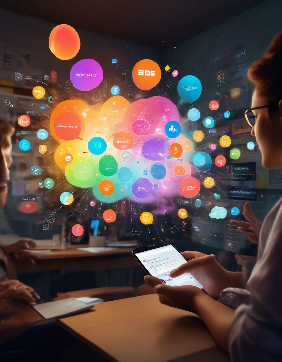 A dynamic collage featuring a glowing feedback form surrounded by diverse user reviews in vibrant speech bubbles. In the background, a hand is transforming these reviews into a powerful light beam that symbolizes growth and potential. The overall theme conveys transformation and collaboration in a tech-savvy environment. super-realistic. vibrant colors. digital art.